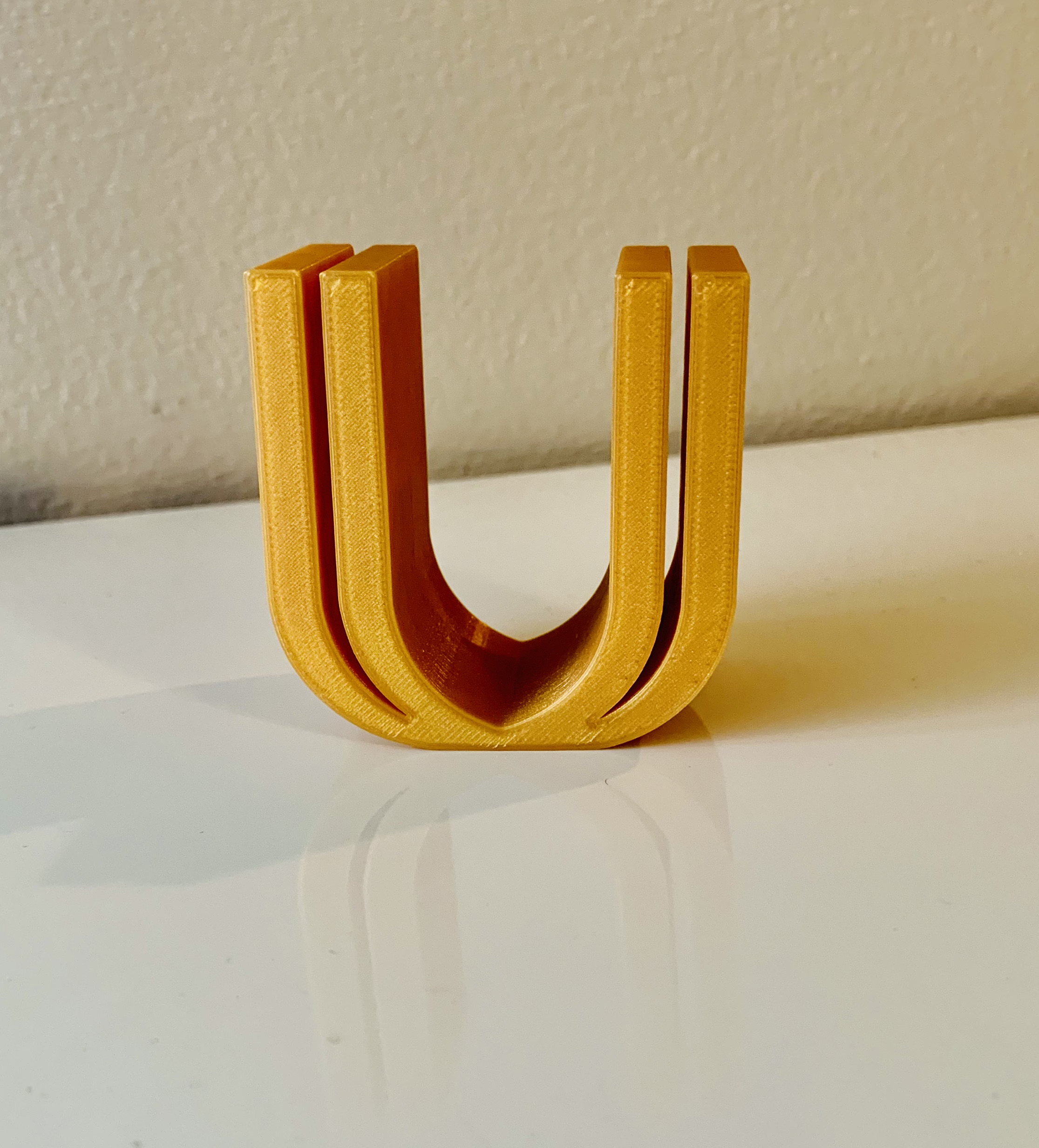 3D Alphabet - Letter U