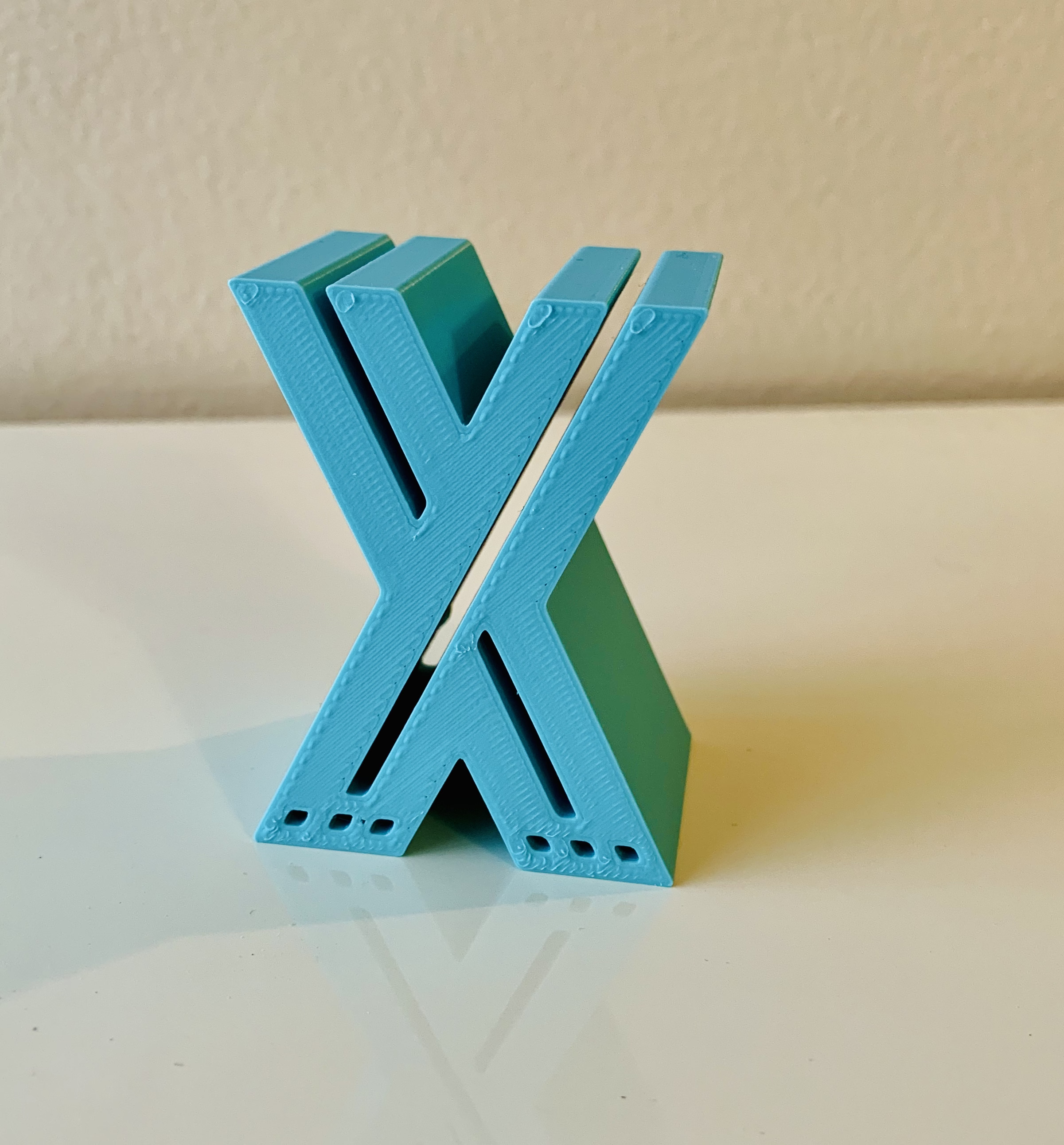 3D Alphabet - Letter X