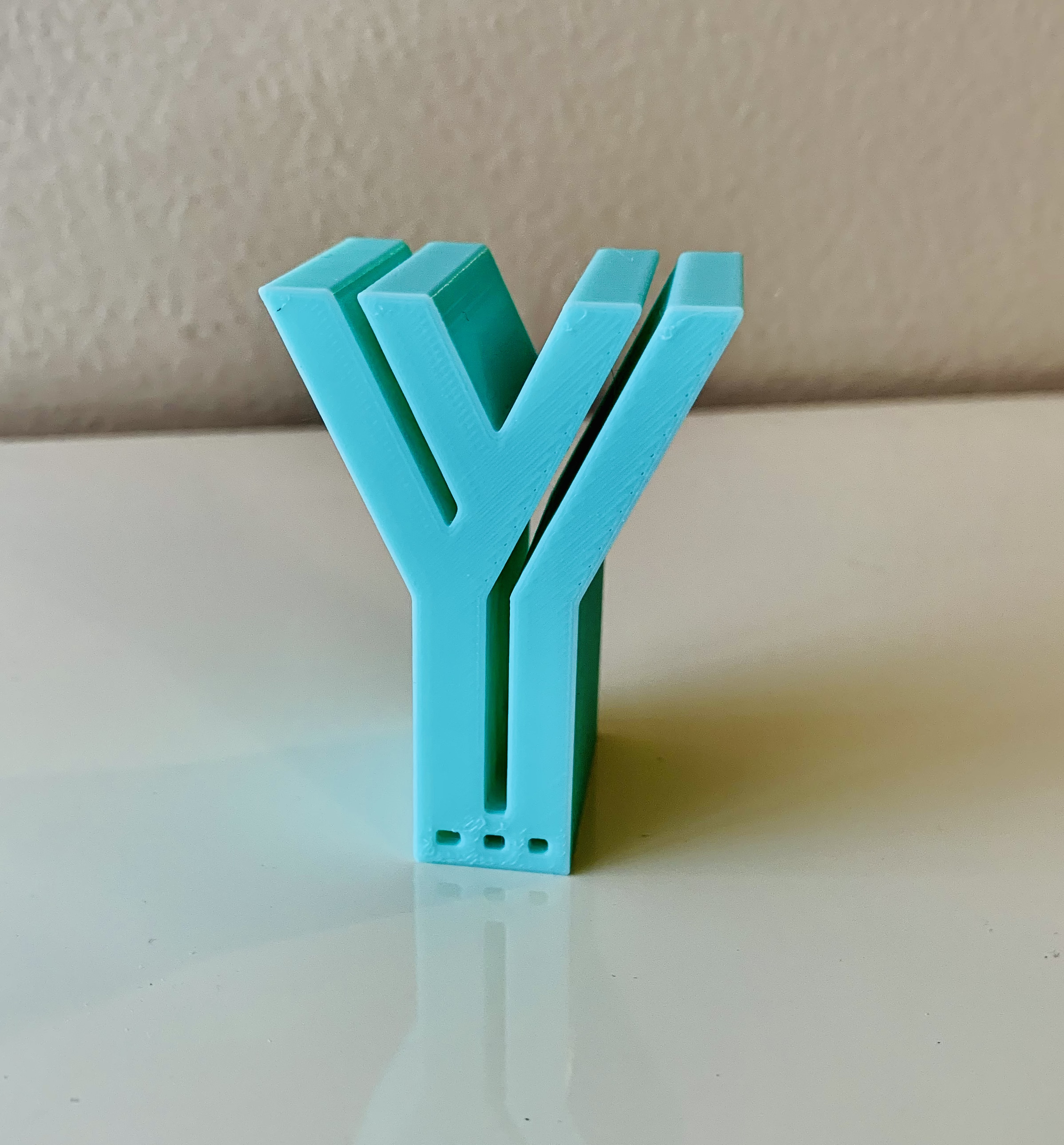 3D Alphabet - Letter Y