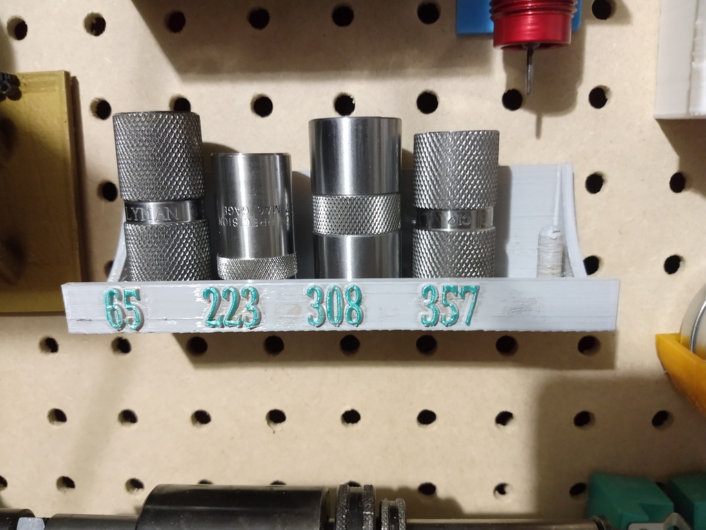 Case gauge dies for pegboard