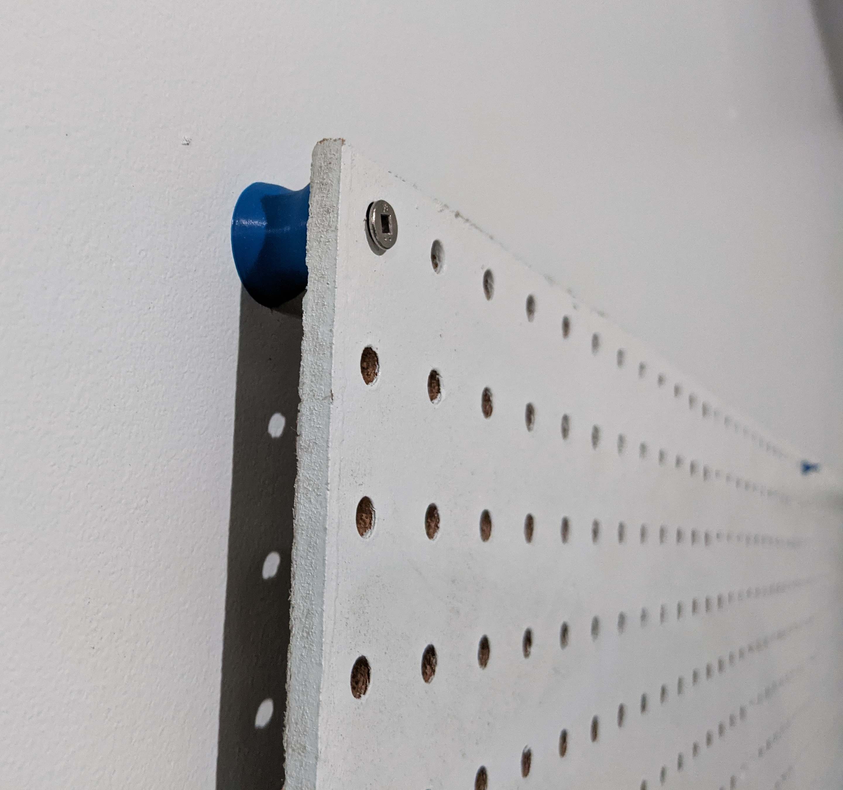 Pegboard grommet and mounting spacer by Klave Download free STL model