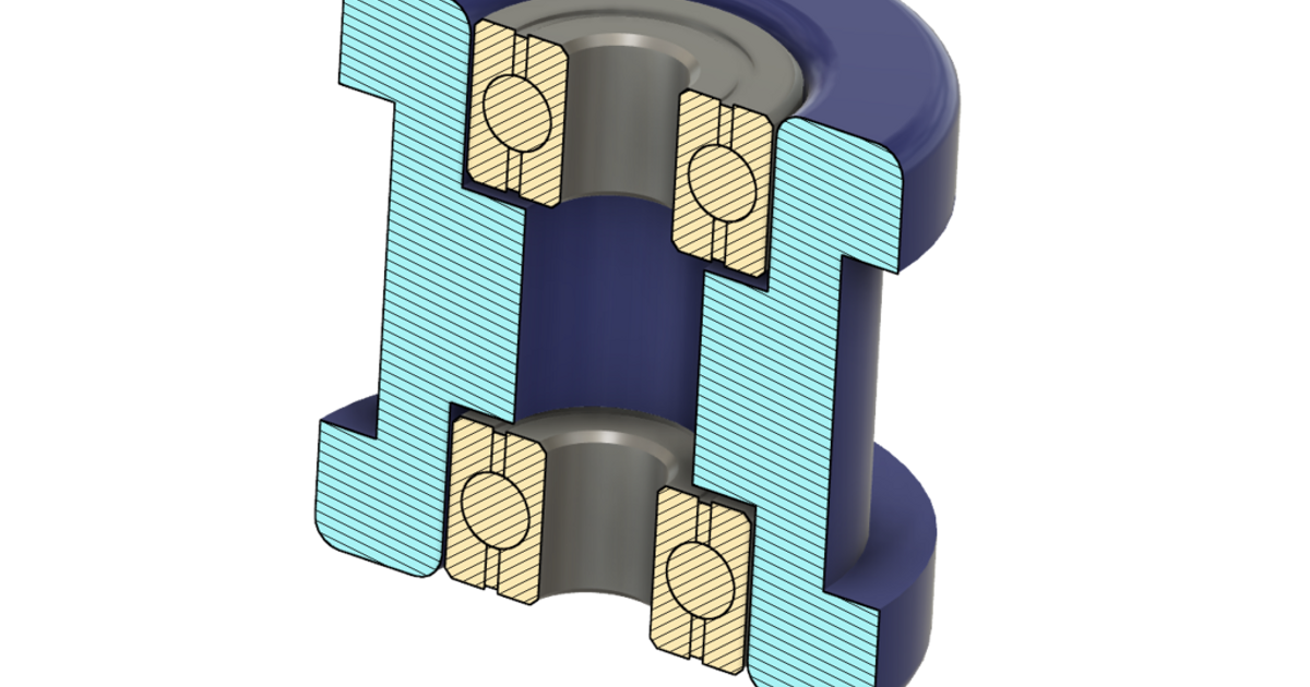 K40 Y axis idler pulley by Klave Download free STL model