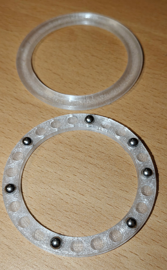 Thrust Ball Bearing (parametric CAD) 3D model