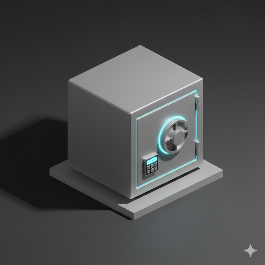 Low Poly Safe Box