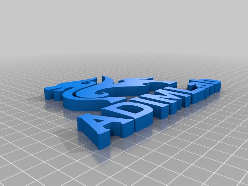 Adimlab Logo Coaster by jonbourg | Download free STL model | Printables.com