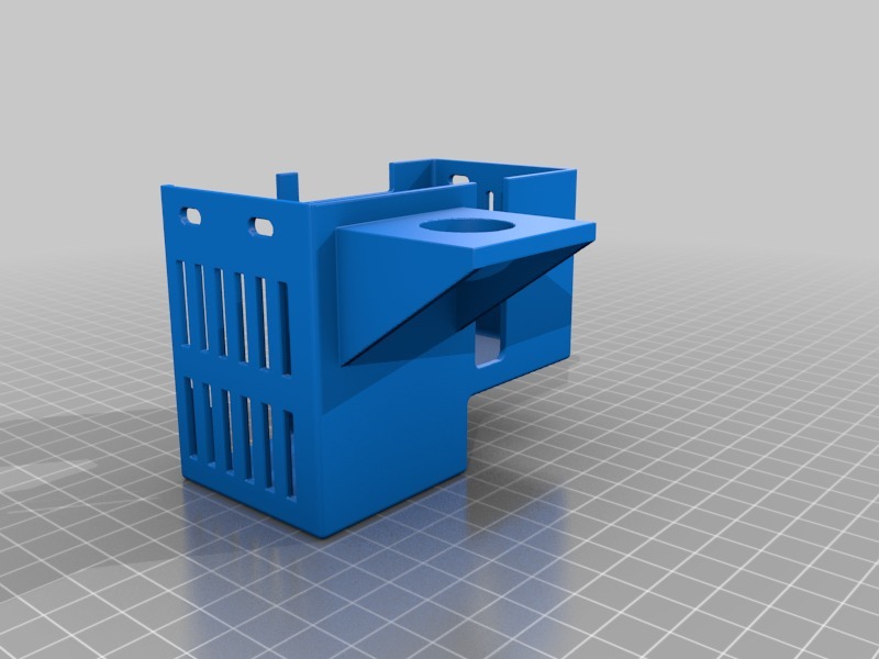 Adimlab Extruder Cover With Probe Mount by jonbourg | Download free STL ...