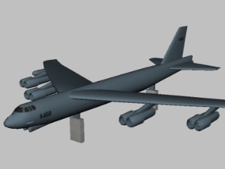 Low Poly B-52