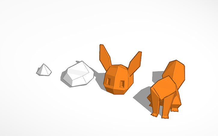 Lowpoly Eevee - Pokémon