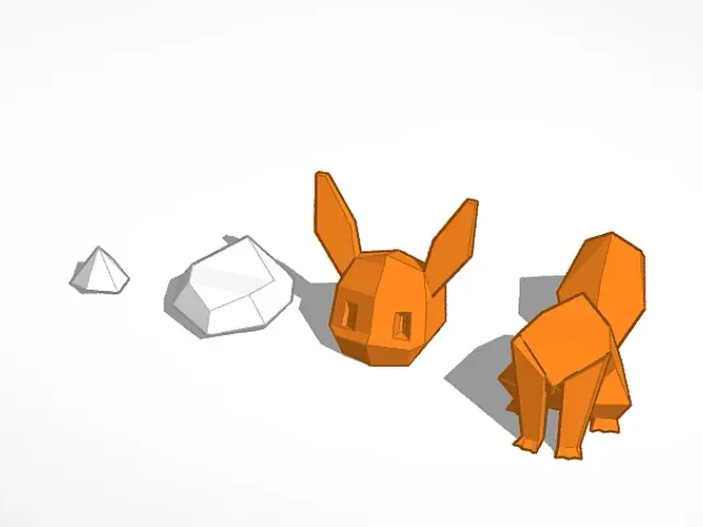 Lowpoly Eevee - Pokémon