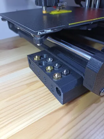 Držák trysek PRUSA MINI, nozzle box