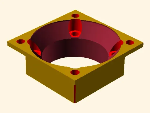 30mm-40mm fan adaptor