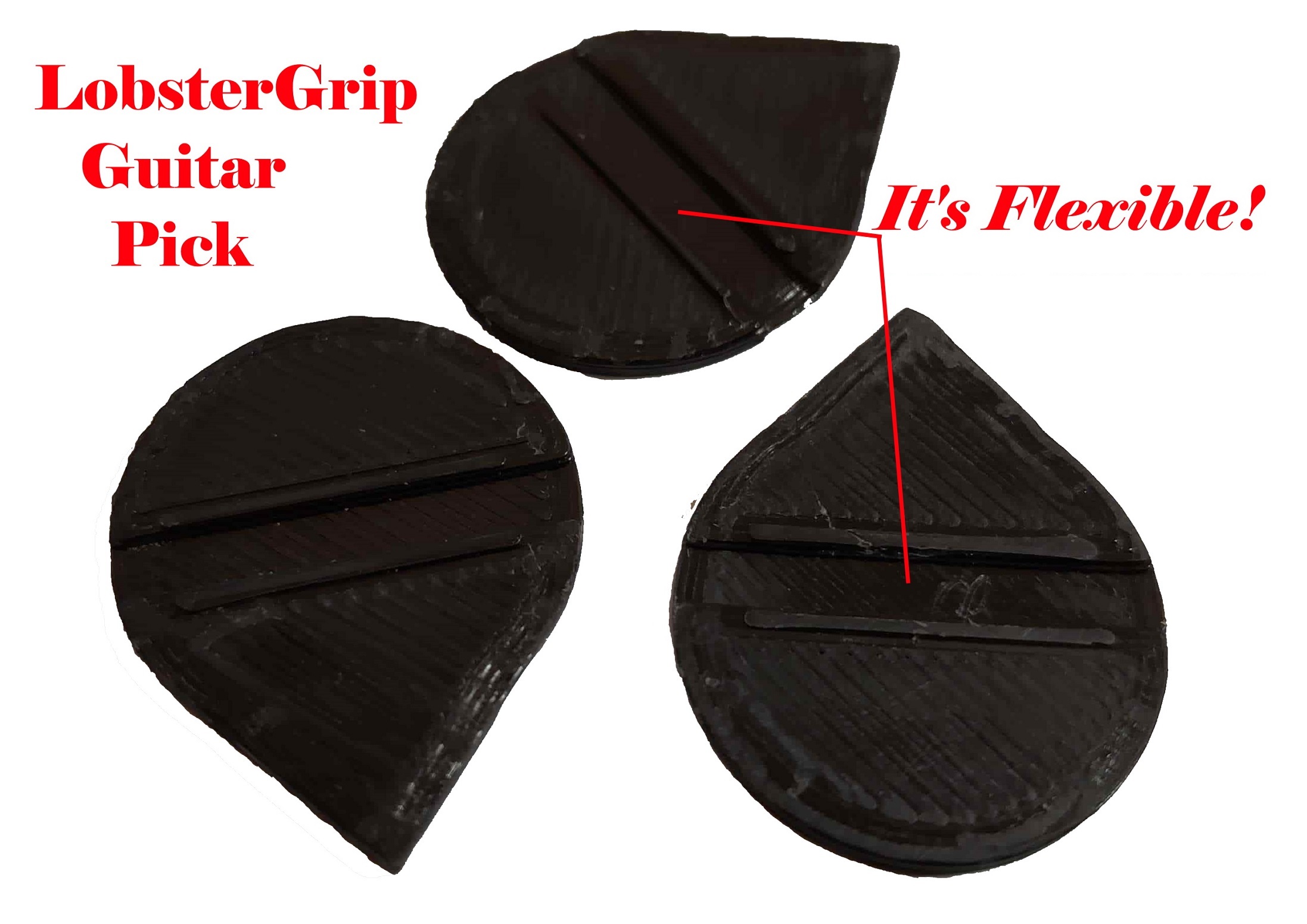 LobsterGrip Pick - The SemiFlexible Nonslip Guitar Pick
