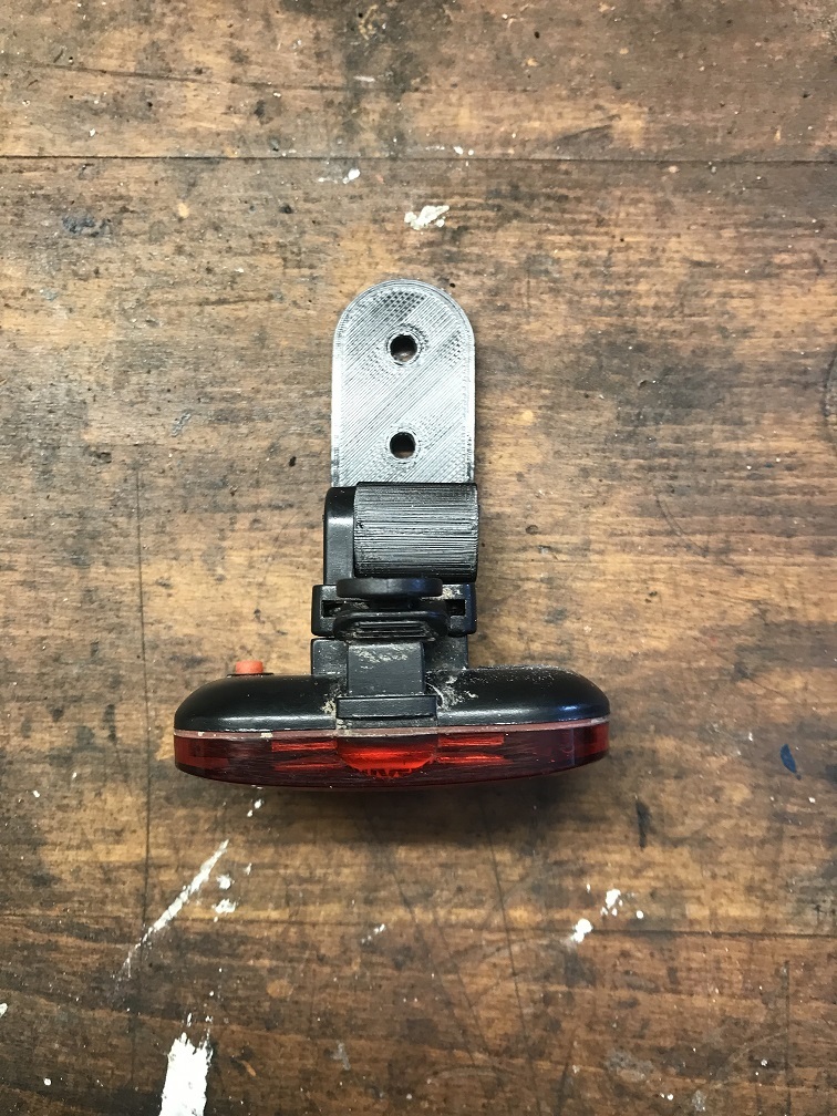 saddle mounted rear light