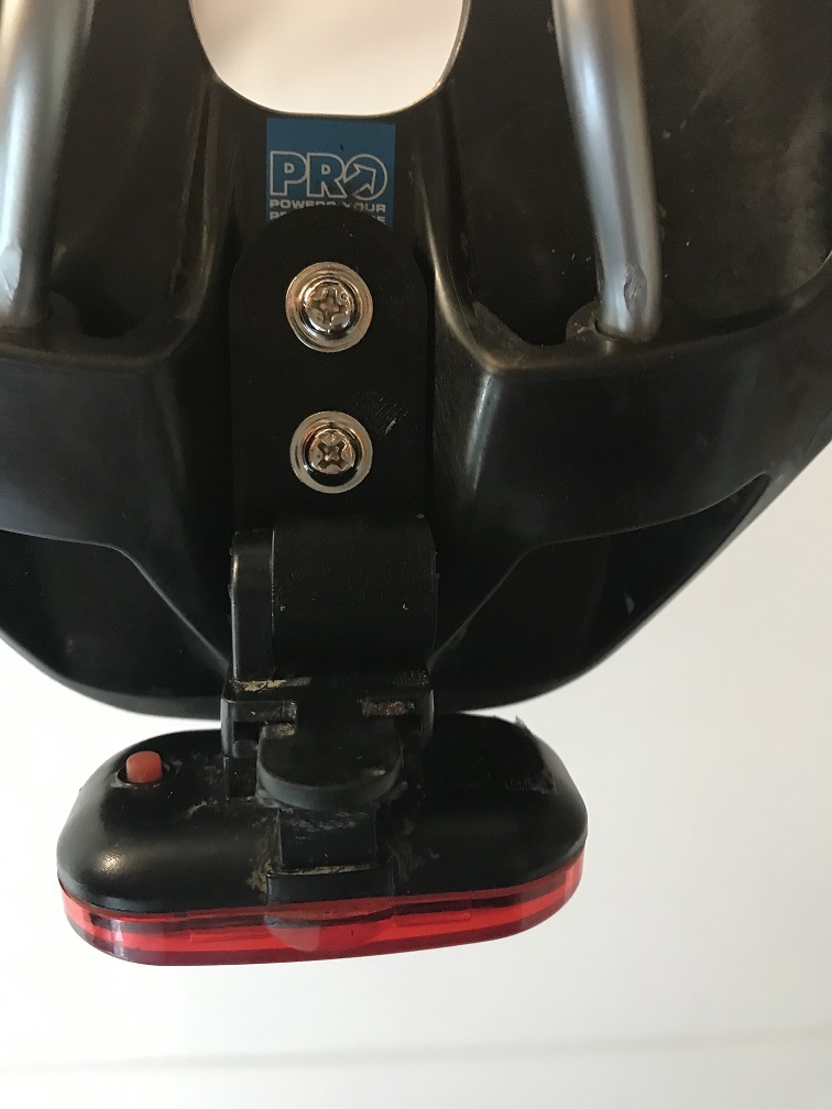 saddle mounted rear light