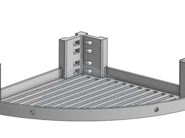 Corner shower shelf stackable