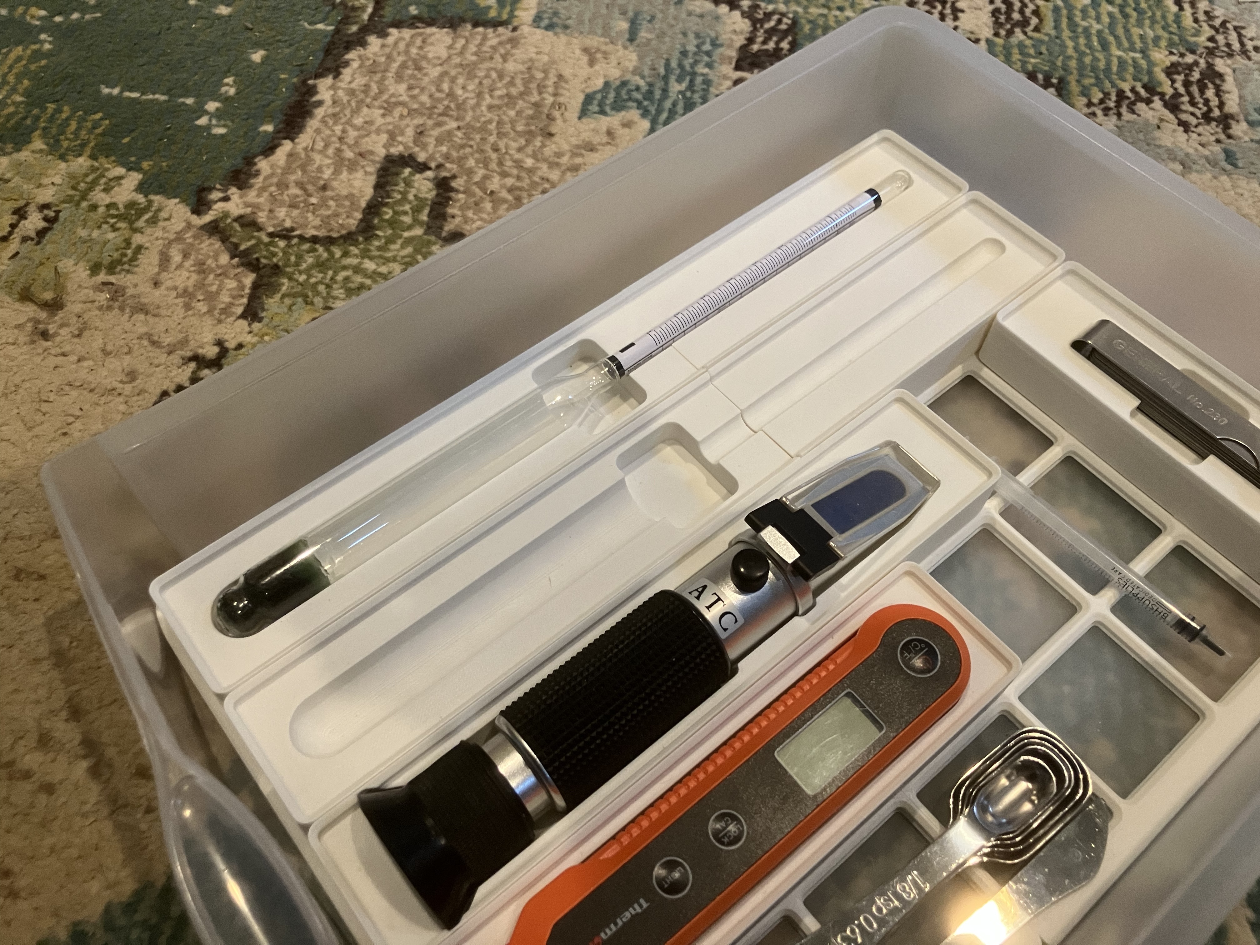 Gridfinity Hydrometer Holder