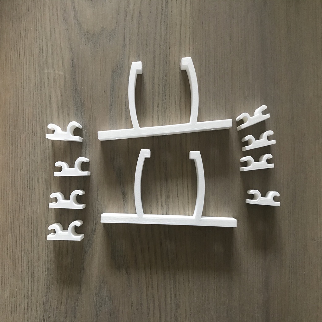 extension cord holder and cable clamps by Cor ten Hoor Download free