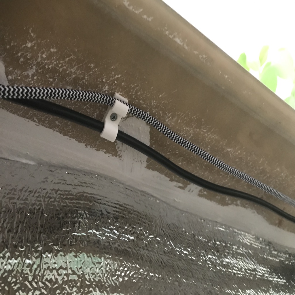 extension cord holder and cable clamps by Cor ten Hoor Download free