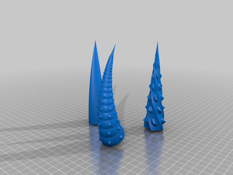 Fantasy Horns 3 Types