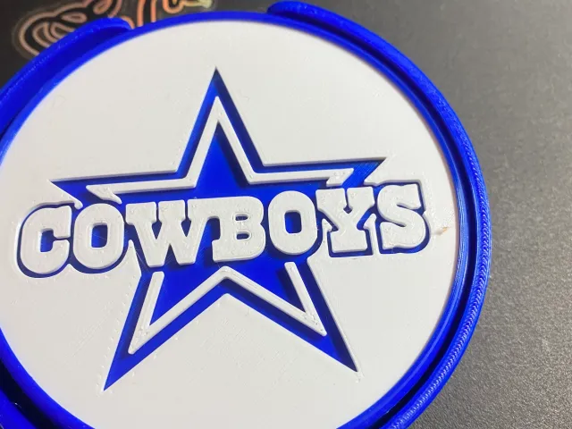 Dallas Cowboys coaster set