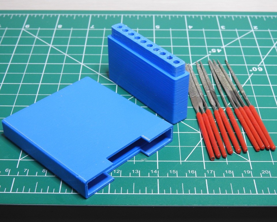 Mini Needle File Set Container