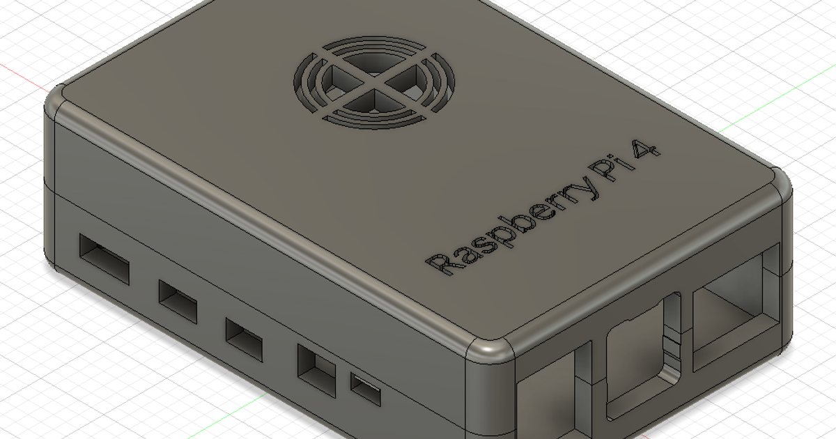 Raspberry Pi 4 Case by richspencer71 | Download free STL model ...