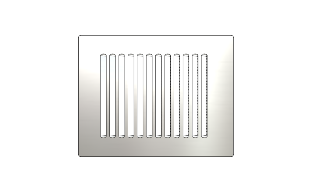 Miniatura 8 do modelo 3D AR wall ventilation grille