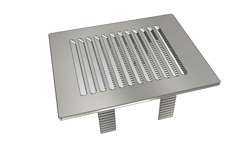 Miniatura 10 do modelo 3D AR wall ventilation grille