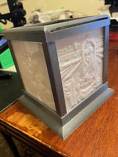 Miniatura 3 do modelo 3D Lithophane Light Box