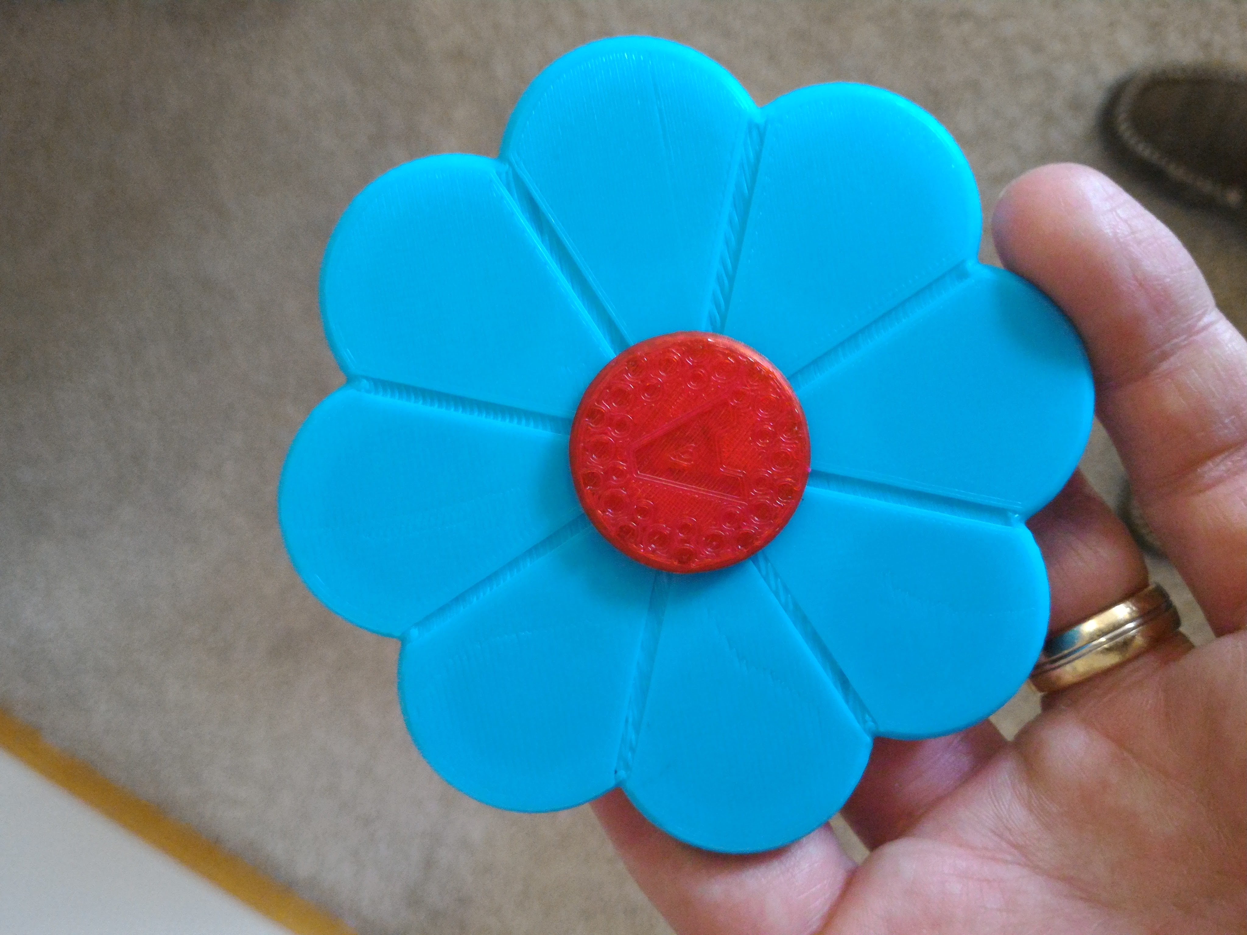 Flower fidget spinner on sale