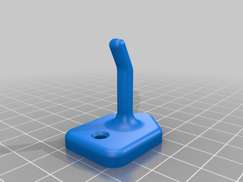 Hook for kitchen utensils or other tools  Mounts on wall with single screw