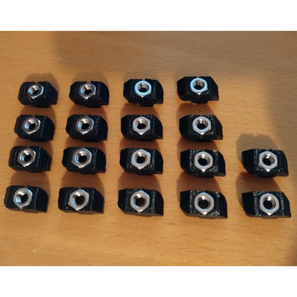 3030 Aluminium profile drop-in M4 nut T-nut