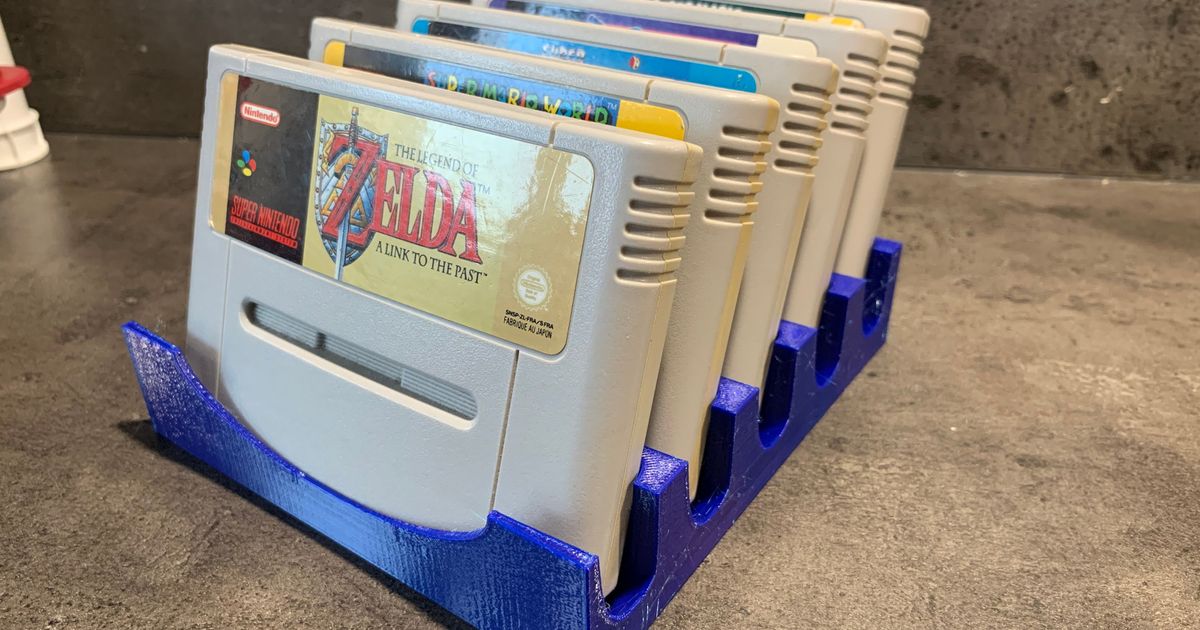 Super Famicom Cartridge 3d Printable