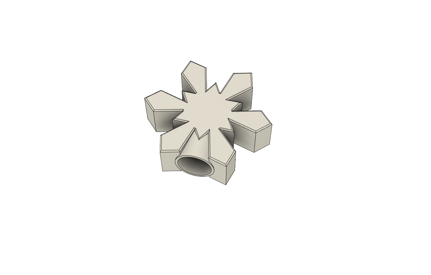 WS2811 bulb cover - Snowflake
