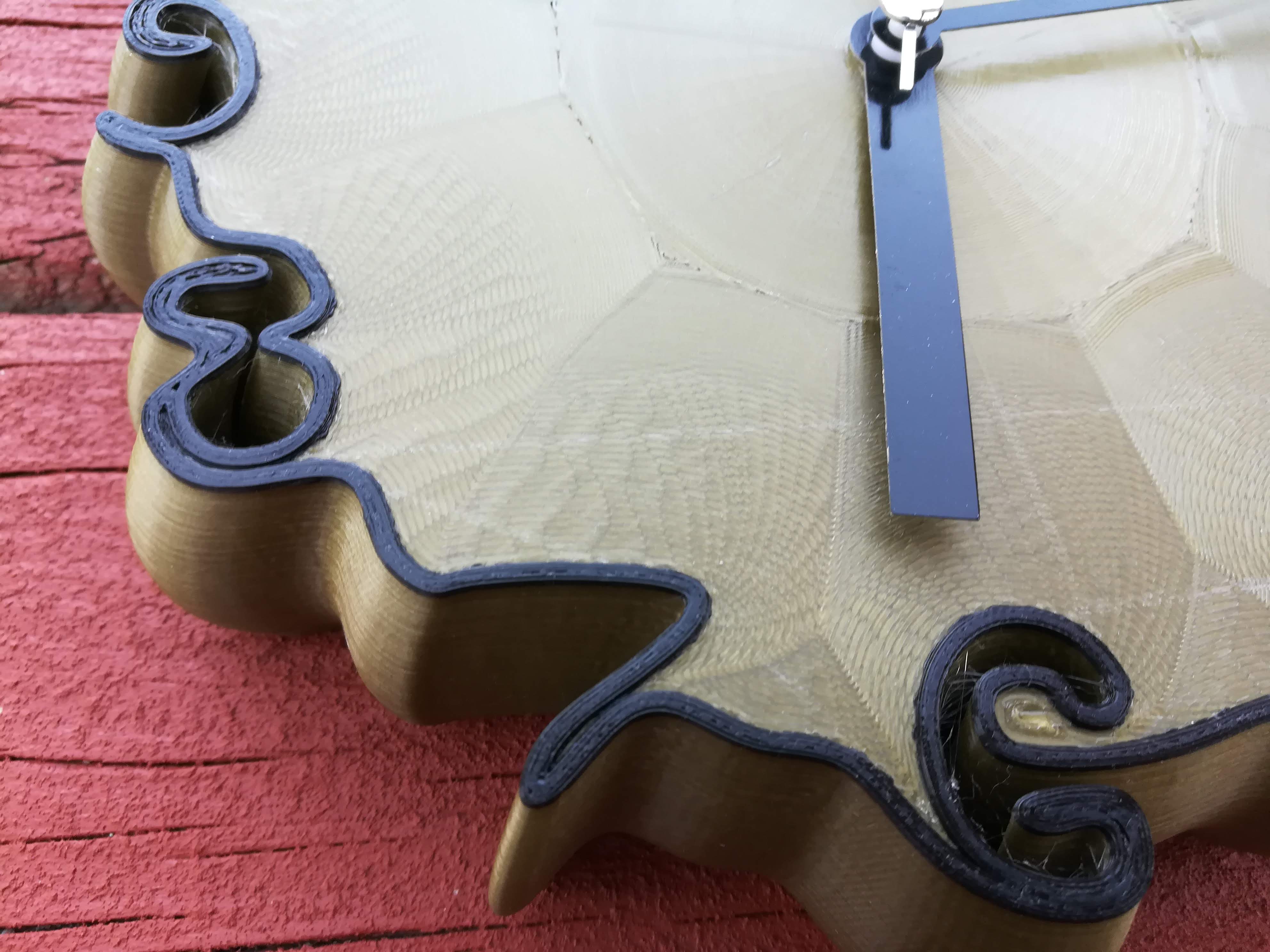 Wavy Clock V2 By Dan The 3d Printing Dad Download Free Stl Model