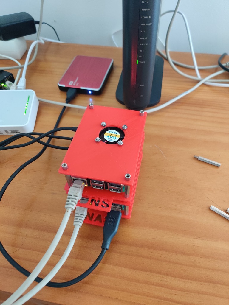 Raspberry PI Stack Mount by facha | Download free STL model ...