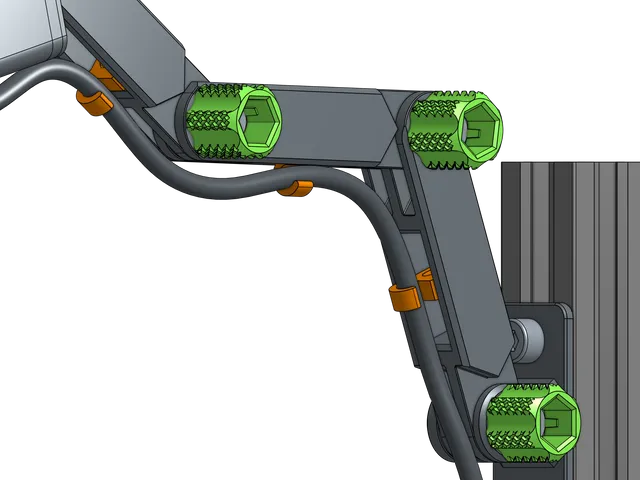 Cable Clips for Modular Mounting System Arms - Customizable