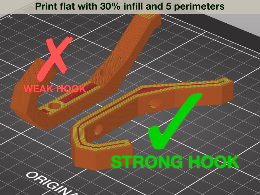 Miniatura 2 do modelo 3D Coat and Backpack Hook - Customizable