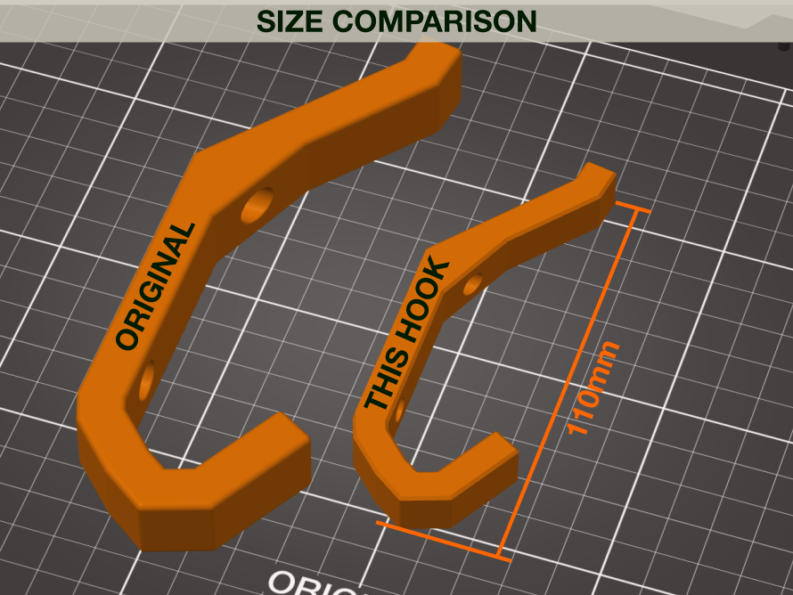Miniatura 3 do modelo 3D Coat and Backpack Hook - Customizable