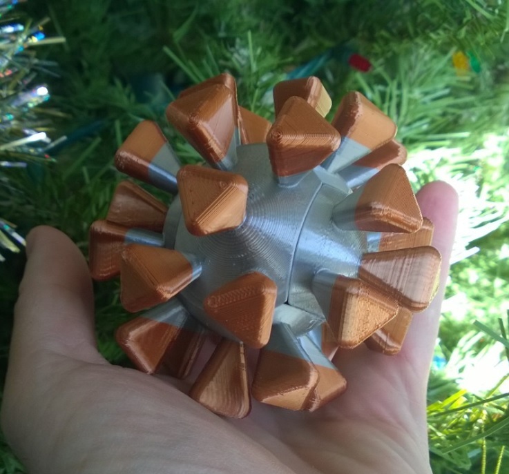 Holiday Pinecone Ornament