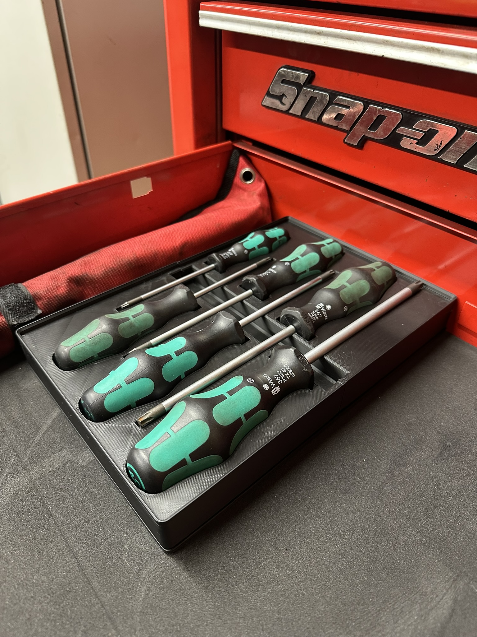 Wera Torx Screw Driver Tray Gridfinity
