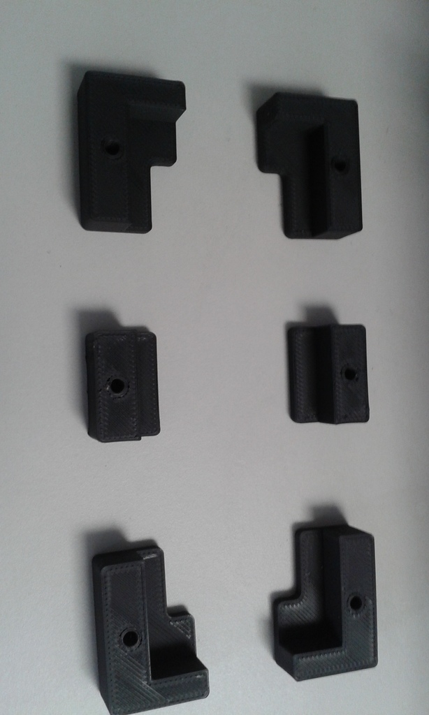 Miniatura 2 do modelo 3D LED Panel surface mount brackets