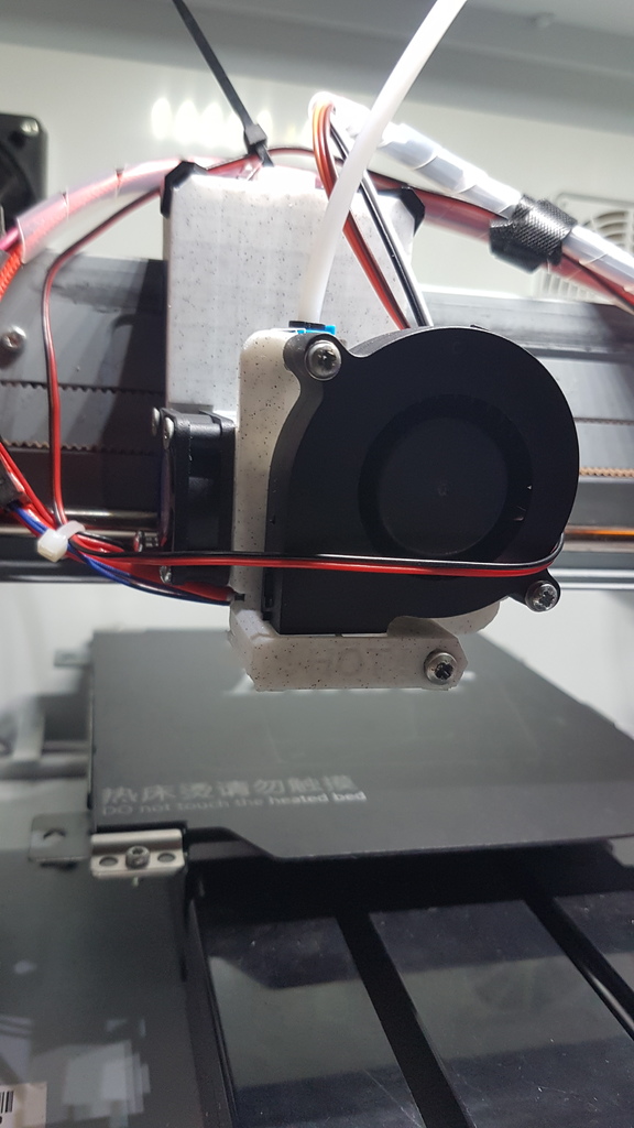 XYZ daVinci Jr Quick Release for E3D hotend (+BL touch)