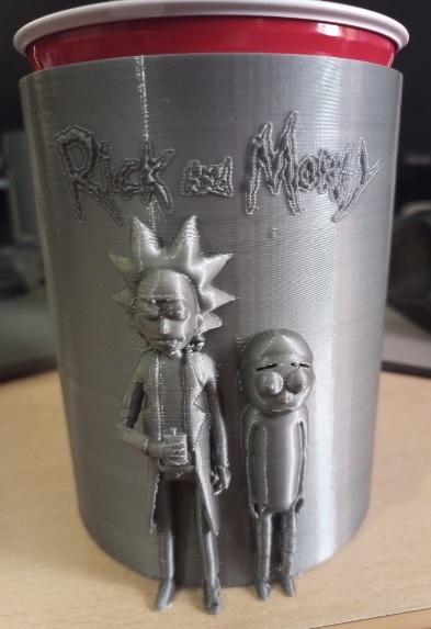 Rick and Morty Solo cup mug