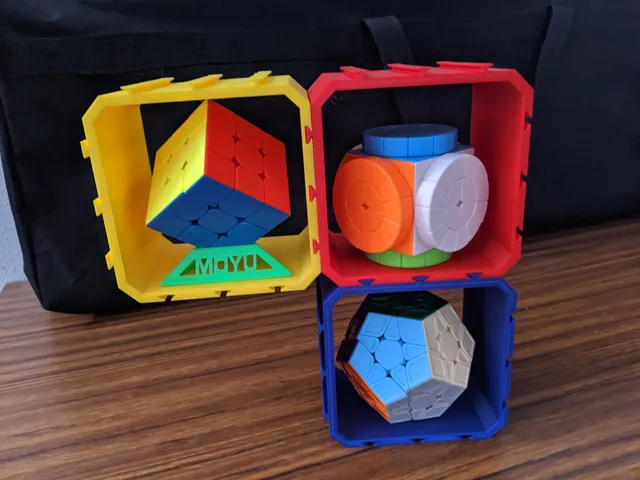 Rubik's Cube Modular Display Boxes