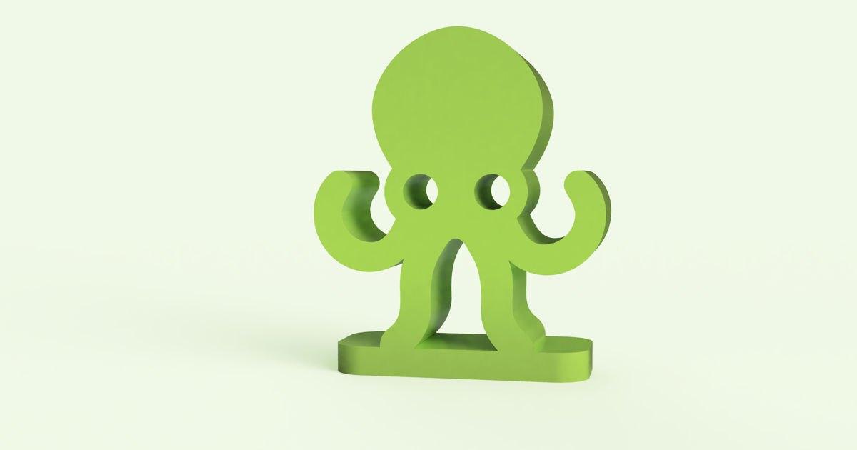 Cthulhu Meeple by Loiseau créatif | Download free STL model ...