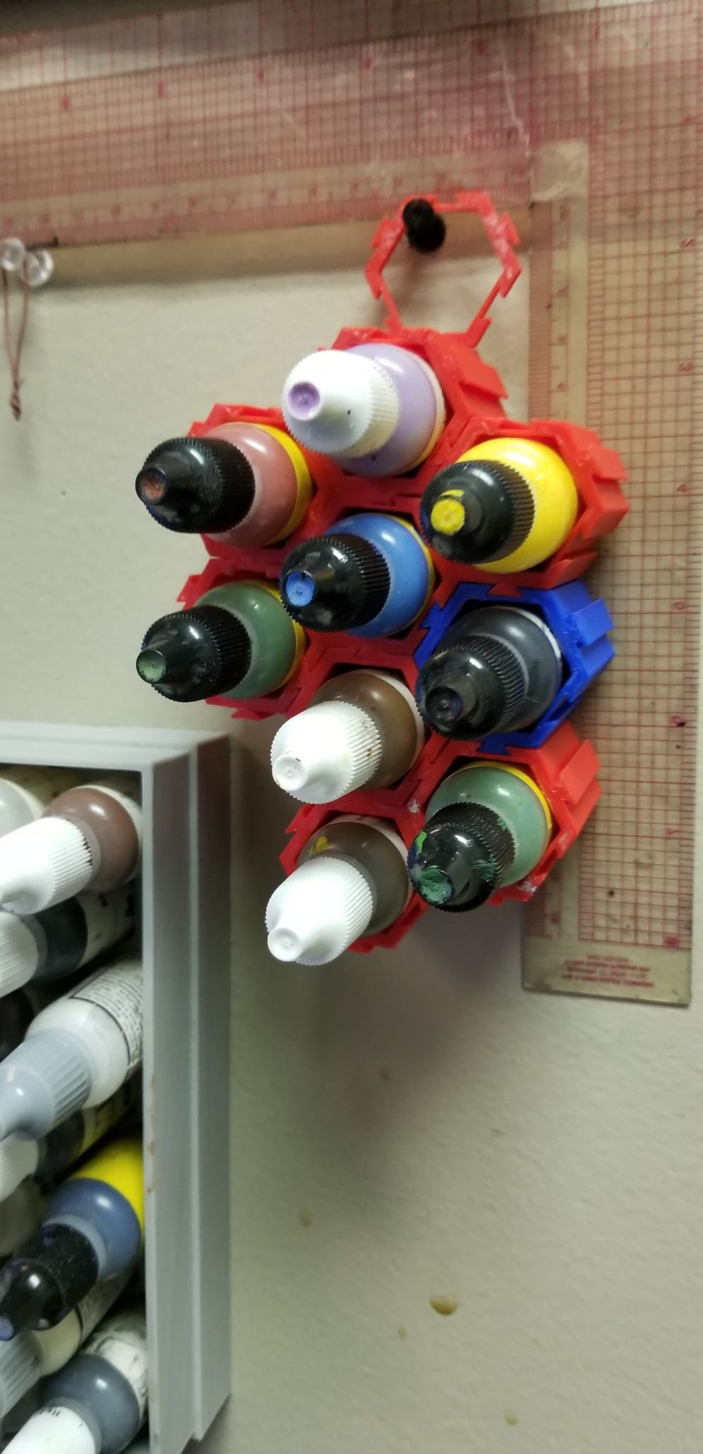 Paint bottle storage modular 