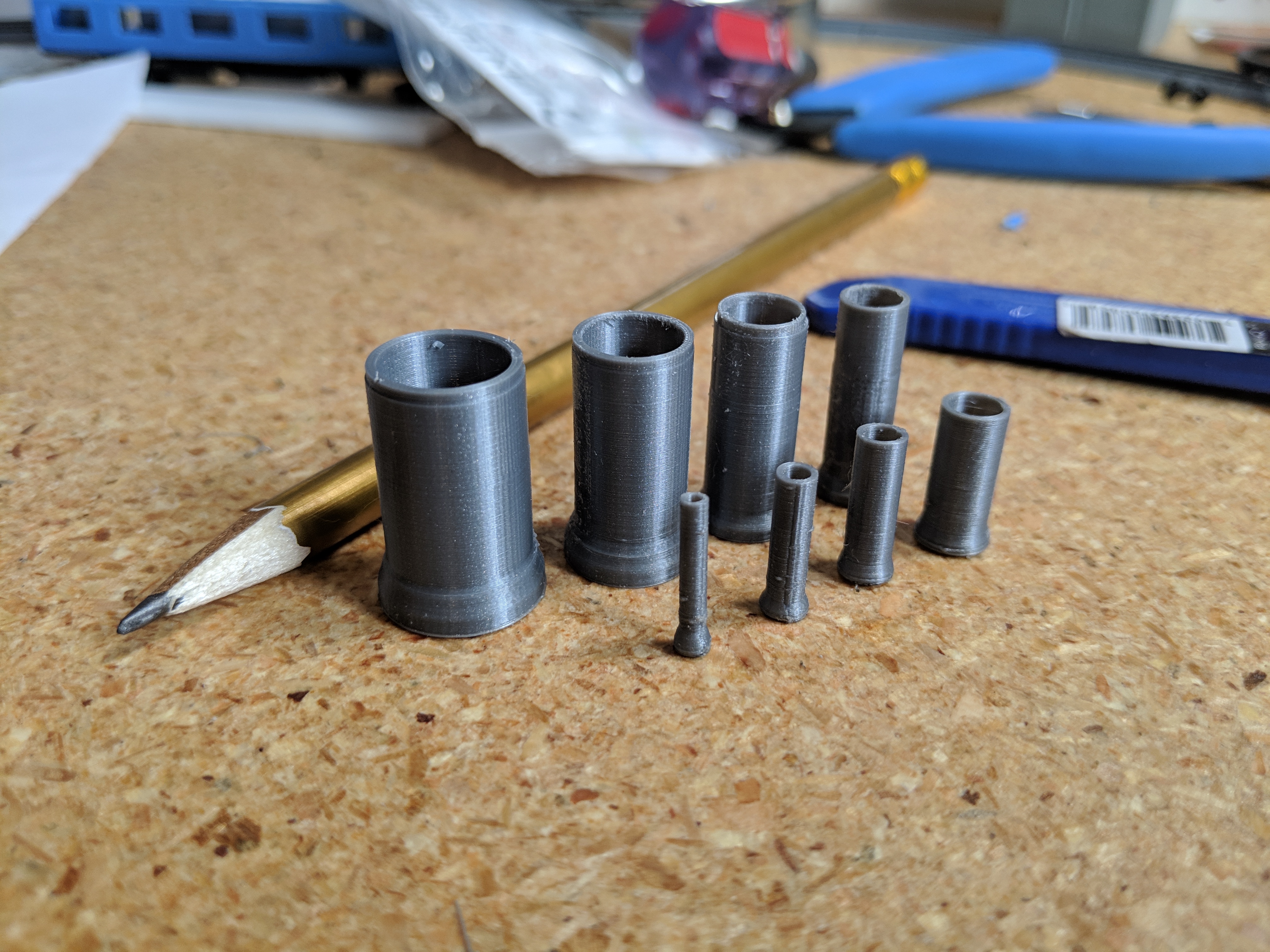 N Scale Precast Belled Concrete Pipes