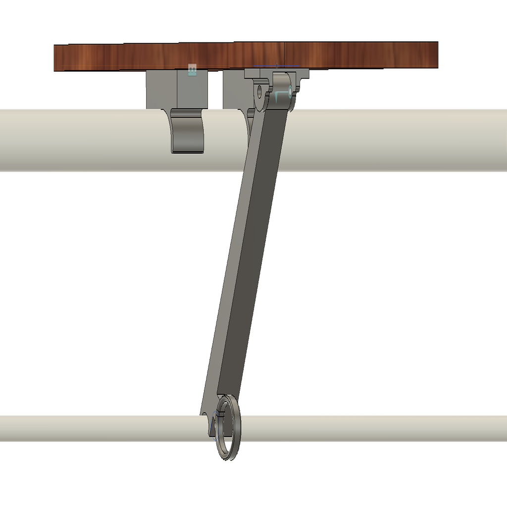 Miniatura 10 do modelo 3D Hospital Bed Table