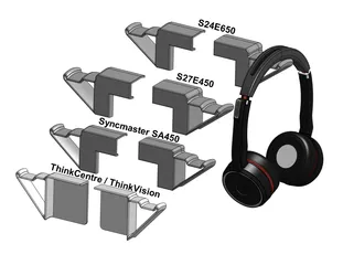 Samsung Monitor Headset Mounting Edges